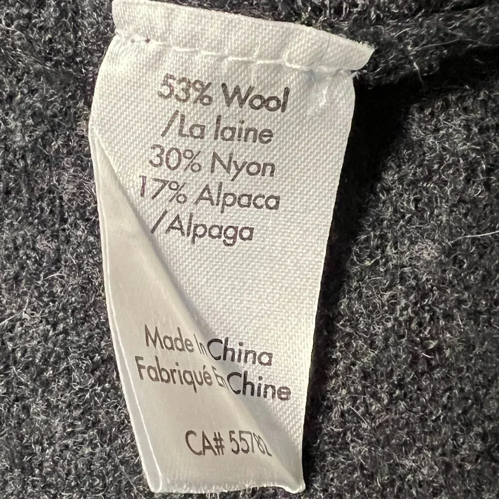 Felted Floral design Cardi by Saccharine of New York size L - Picture 7 of 11